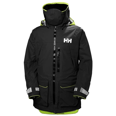 Helly Hansen Aegir Ocean Sejlerjakker Herre Sort Grå | AUMHPC-305