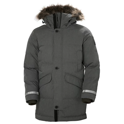 Helly Hansen Barents Parka Jakker Herre Grå | ABNUHI-631