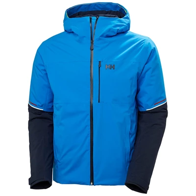 Helly Hansen Carv Lifaloft Insulated Skijakker Herre Blå | FMDHBJ-065