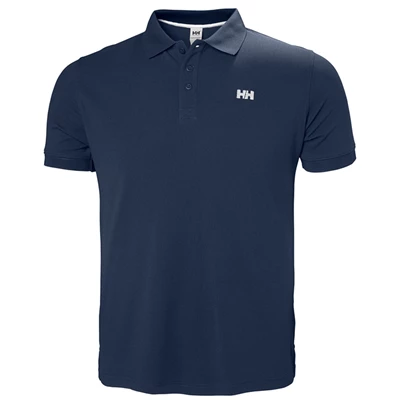 Helly Hansen Driftline Polo Shirt Herre Mørkeblå | DZRKEG-026