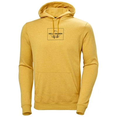 Helly Hansen F2f Organic Cottonhooded Sweatshirts Herre Brune | XLPGHB-360