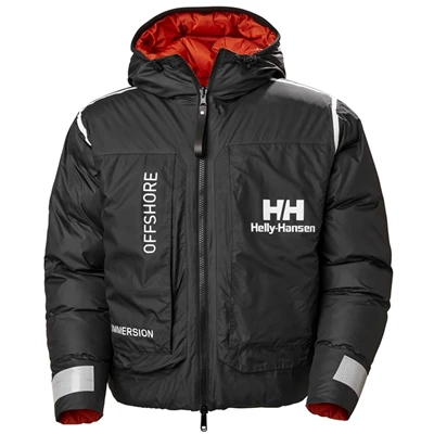 Helly Hansen Hh Arc Reversible Puffer Casual Jakker Herre Sort | HJODYM-913