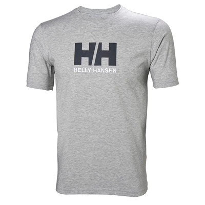 Helly Hansen Hh Logo T Skjorte Herre Grå | YMBUVE-054