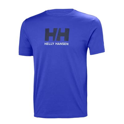 Helly Hansen Hh Logo T Skjorte Herre Kongeblå Blå | NACHKT-384