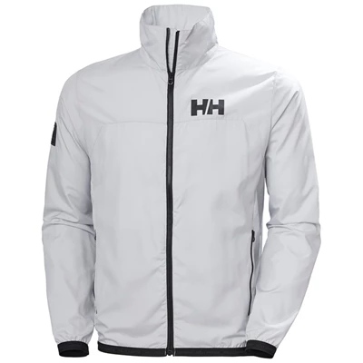 Helly Hansen Hp Light Windbreaker Casual Jakker Herre Grå | SRJHYK-605