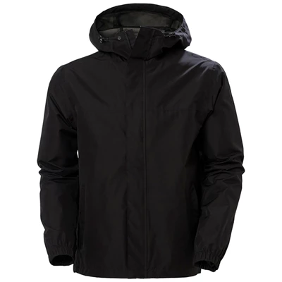 Helly Hansen Juell Regnjakker Herre Sort | GFEWJO-219