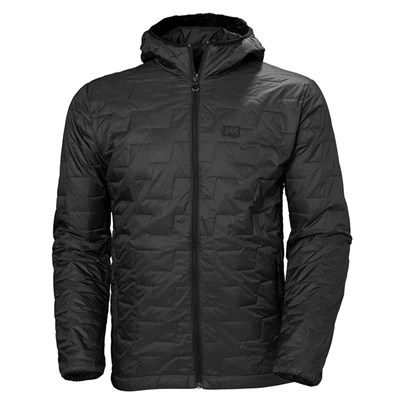 Helly Hansen Lifaloft Hætte Casual Jakker Herre Sort | YVEGJK-765