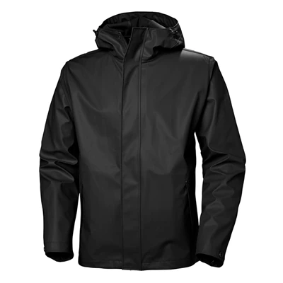 Helly Hansen Moss Regnjakker Herre Sort | SUAFTY-637