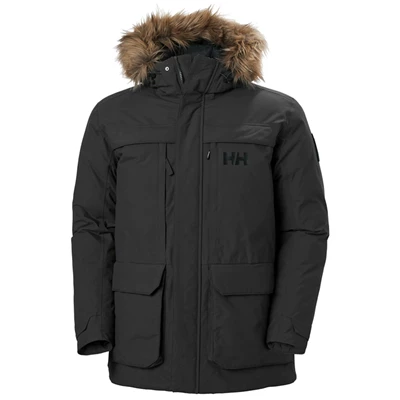 Helly Hansen Nordsjo Parka Jakker Herre Sort | TJFSVB-432