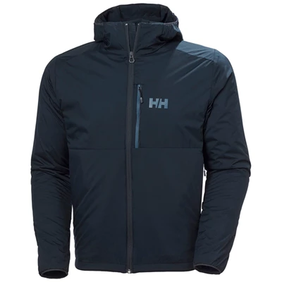 Helly Hansen Odin Stretch Hætte Light Mellemlag Herre Mørkeblå | QFUCPT-846