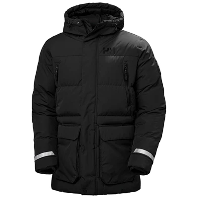 Helly Hansen Reine Puffy Vinterjakker Herre Sort | RJQZCO-437