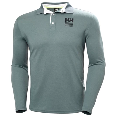 Helly Hansen Skagen Quickdry Rugger Polo Shirt Herre Grå | FZELST-643