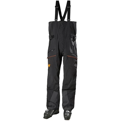 Helly Hansen Sogn Bib Skalbukser Herre Sort | QBTNCY-463