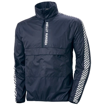 Helly Hansen Vector Packable Vind Anorak Casual Jakker Herre Mørkeblå | XWLAIG-231