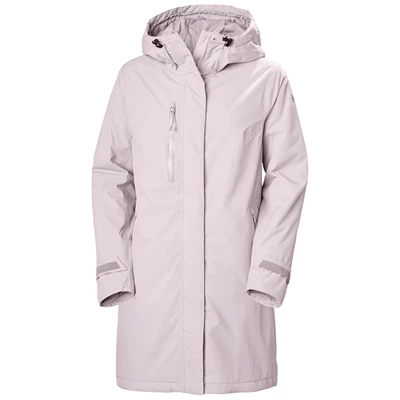 Helly Hansen W Adore Insulated Rain Parka Jakker Dame Grå | RTJVFY-175