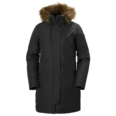 Helly Hansen W Alva 2.0 Parka Jakker Dame Sort | WGOSIC-581