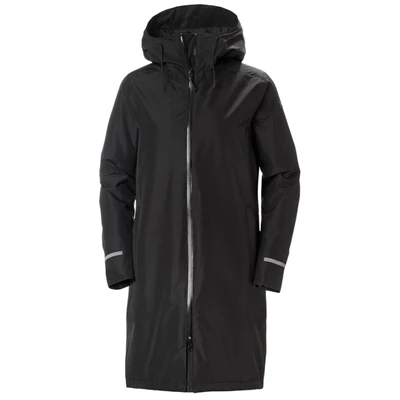 Helly Hansen W Aspire Regnjakker Dame Sort | TXEVWU-095