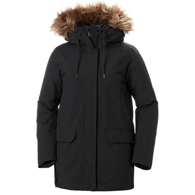 Helly Hansen W Classic Parka Jakker Dame Sort | NTASPR-049