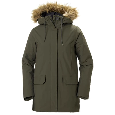 Helly Hansen W Classic Parka Jakker Dame Grå | XONZHC-407