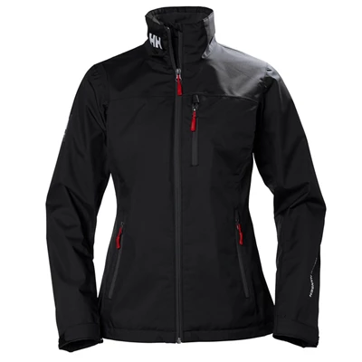 Helly Hansen W Crew Mellemlag Isolerede Jakker Dame Sort | UVKYGP-631