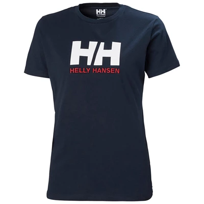 Helly Hansen W Hh Logo T Skjorte Dame Mørkeblå | OFGPKT-469