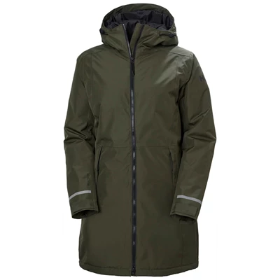 Helly Hansen W Lisburn Insulated Parka Jakker Dame Grå | ALXKGU-932