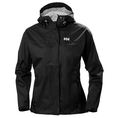 Helly Hansen W Loke Regnjakker Dame Sort | DGIOMN-780