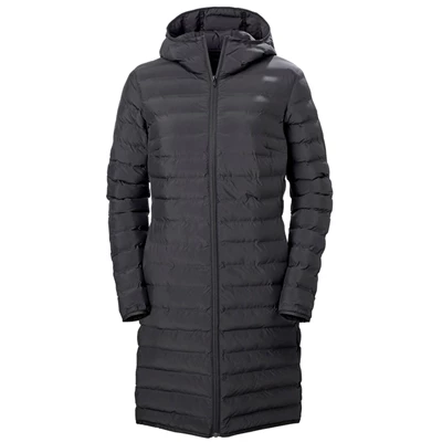 Helly Hansen W Mono Materialer Parka Jakker Dame Sort | WJTVPU-103