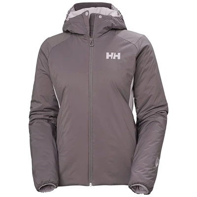 Helly Hansen W Odin Stretch Hætte Isolerede Jakker Dame Grå | KHAYJX-236