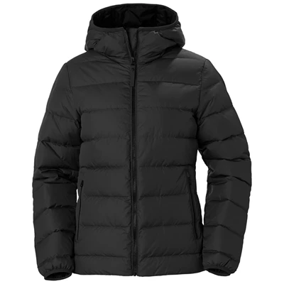 Helly Hansen W Svalbard Dunjakker Dame Sort | WBUZOV-578