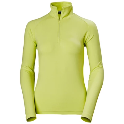 Helly Hansen W Verglas 1/2 Zip Up Skjorte Dame Gul | OZNEFY-524