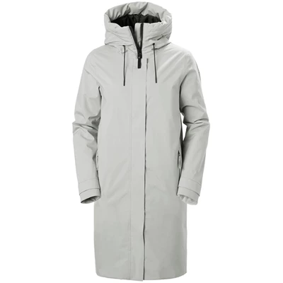 Helly Hansen W Victoria Insulated Rain Parka Jakker Dame Grå | NHSLBI-032