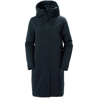 Helly Hansen W Victoria Insulated Regnjakker Dame Mørkeblå | OJKMFW-415