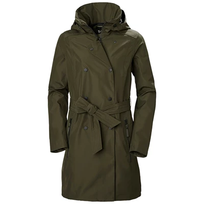 Helly Hansen W Welsey Ii Trench Parka Jakker Dame Grå | TFIBUC-156