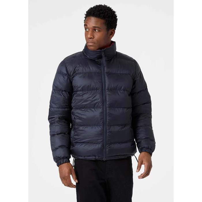 Helly Hansen Active Reversible Casual Jakker Herre Mørkeblå | CORIPE-720