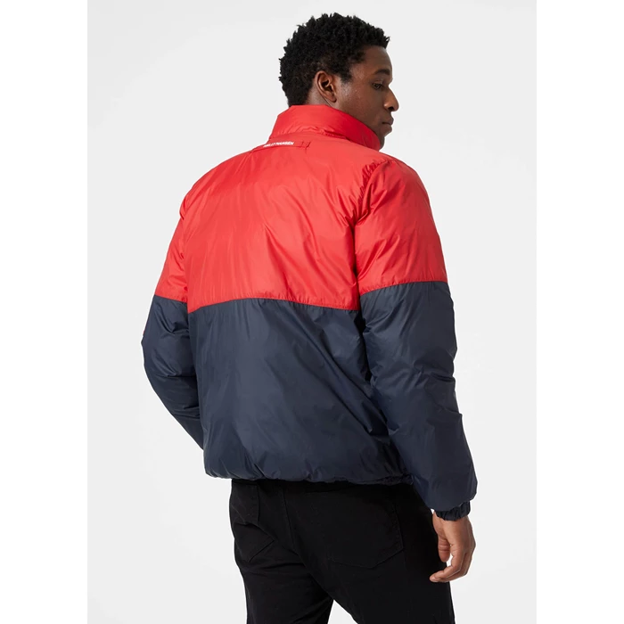 Helly Hansen Active Reversible Casual Jakker Herre Mørkeblå | CORIPE-720