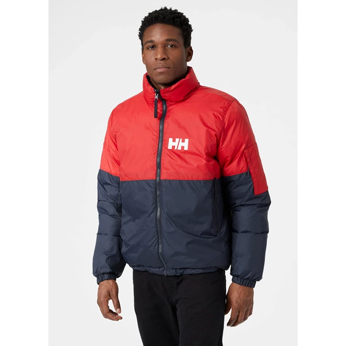 Helly Hansen Active Reversible Casual Jakker Herre Mørkeblå | CORIPE-720