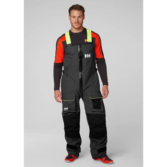 Helly Hansen Aegir Ocean Trousers Sejlerbukser Herre Grå Sort | WHRUCS-581