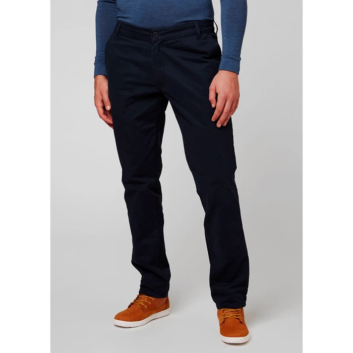 Helly Hansen Crew Chinos Casual Bukser Herre Mørkeblå | HXMFTY-468