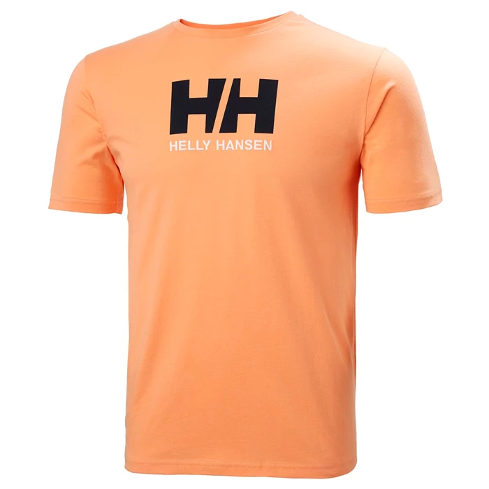 Helly Hansen Hh Logo T Skjorte Herre Brune Rød | WRBGDZ-603