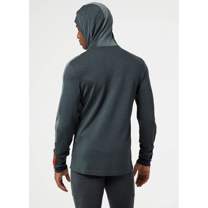 Helly Hansen Lifa Merino Lette Hætte Sweatshirts Herre Grå | CIQGKD-048