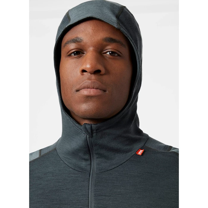 Helly Hansen Lifa Merino Lette Hætte Sweatshirts Herre Grå | CIQGKD-048