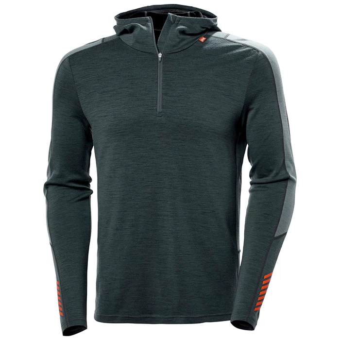 Helly Hansen Lifa Merino Lette Hætte Sweatshirts Herre Grå | CIQGKD-048