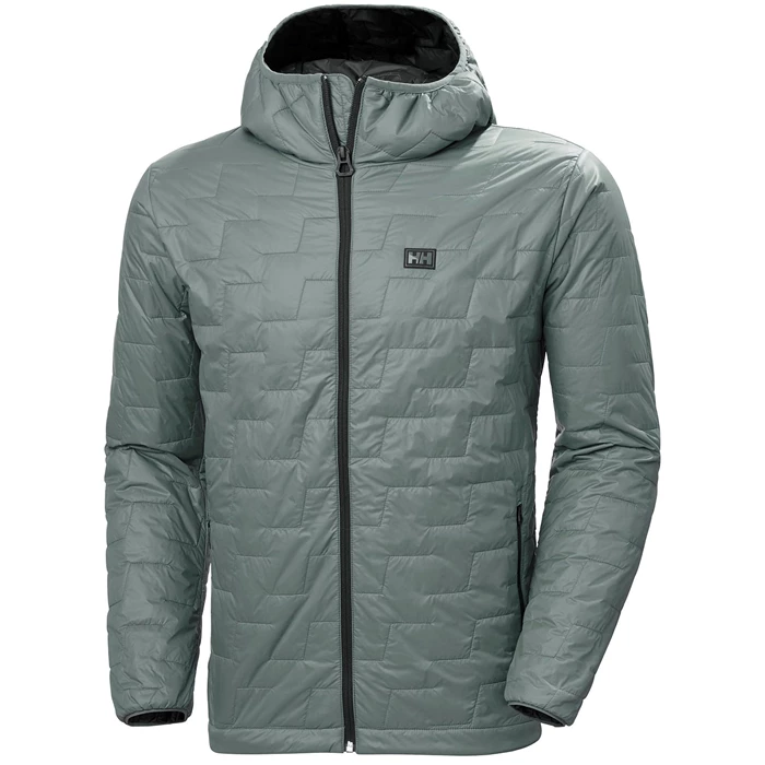 Helly Hansen Lifaloft Insulated Hætte Skijakker Herre Grå | HPQUMR-835