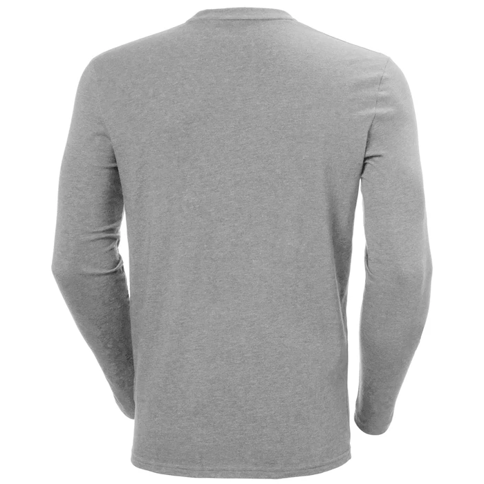 Helly Hansen Nord Graphic Longsleeve Tshir T Skjorte Herre Grå | HFTNZI-689