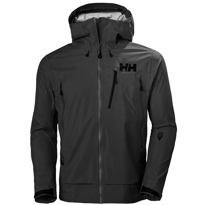 Helly Hansen Odin 9 Worlds 2.0 Udendørs Jakker Herre Sort | UCOELW-954