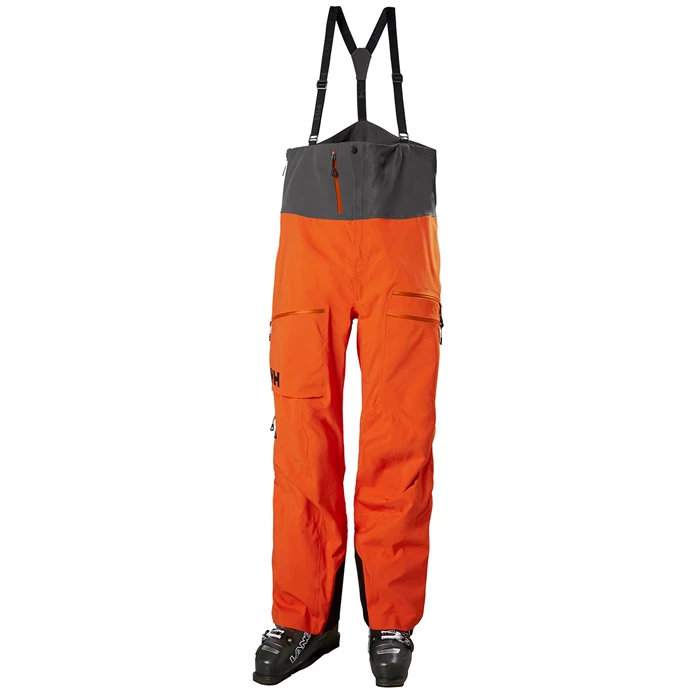 Helly Hansen Odin Mountain Infinity 3l Bib Vandrebukser Herre Orange Rød | JRUVQC-240