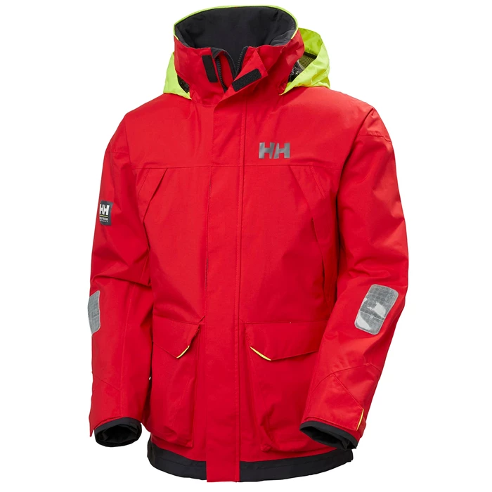 Helly Hansen Pier 3.0 Sejlerjakker Herre Rød | UZSIHF-430