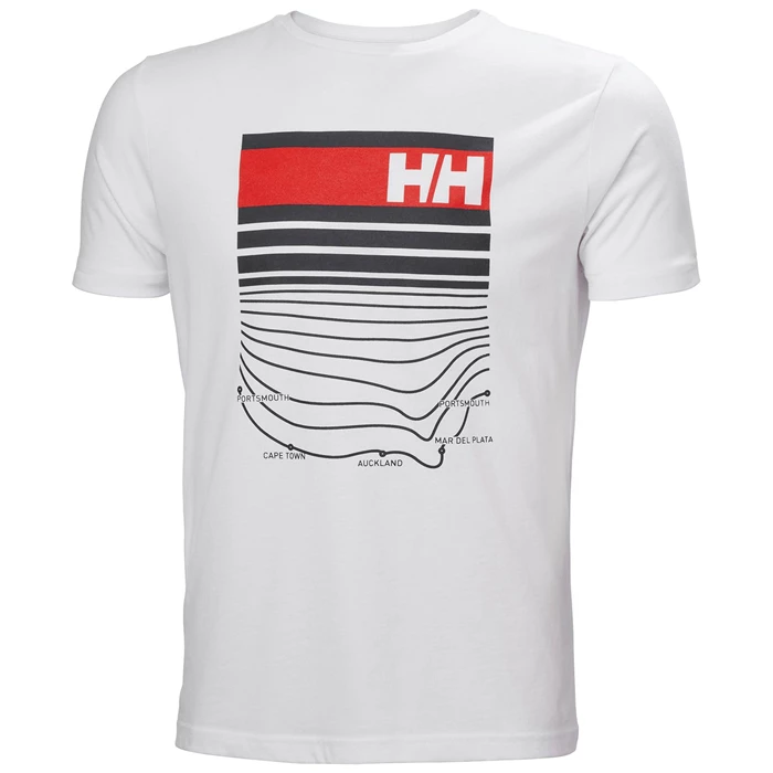 Helly Hansen Shoreline T Skjorte Herre Hvide | SIXBLR-796