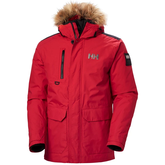 Helly Hansen Svalbard Parka Jakker Herre Rød | HXLBTP-783